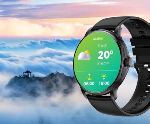 Smartwatch Damski Rubicon RNCF35 BLACK Bransoleta + Pasek RUBICON