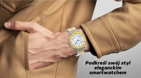 Smartwatch Męski GRAVITY GT16-2 Black / Czarna Bransoleta Gravity