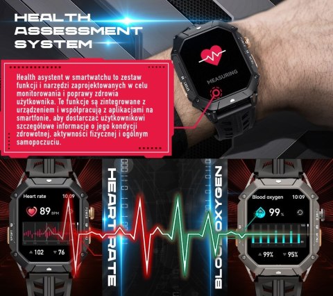 Smartwatch Męski Rubicon RNCF24-2 GREY RUBICON