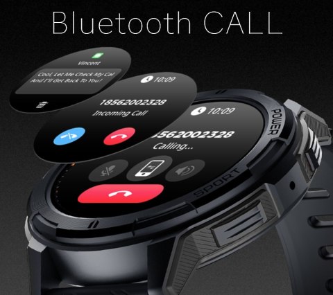 Smartwatch Męski Rubicon RNCF26-1 BLACK RUBICON