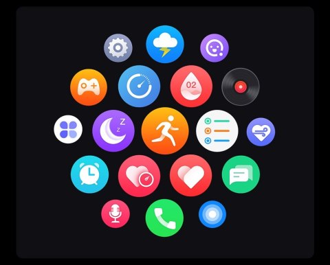 Smartwatch Gravity Czarno Różowy GT2-2 PRO Gravity