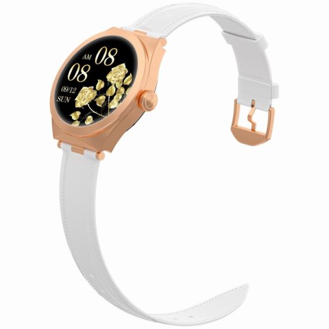 Smartwatch Gravity Różowe Złoto Biały GT25-5 Gravity