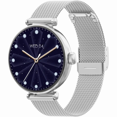 Smartwatch Gravity Srebrno Biały 2 Paski GT26-8 Gravity