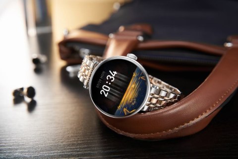 Smartwatch Gravity Srebrno Różowe Złoto Czarny 2 Paski GT26-5 Gravity