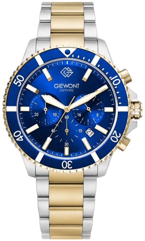 Zegarek Męski Giewont Chronograph Sapphire Multikolor GW3970-B5 Giewont