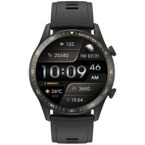 Smartwatch Gravity Czarny 2 Paski GT10-4 Gravity
