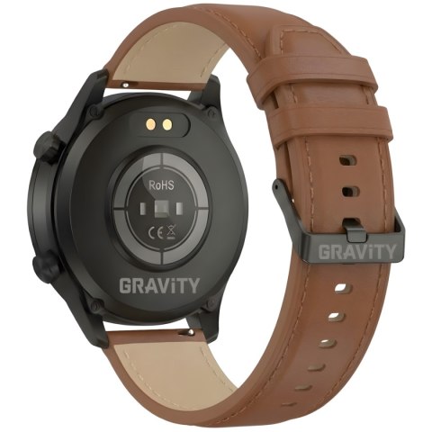 Smartwatch Gravity Czarny 2 Paski GT10-4 Gravity