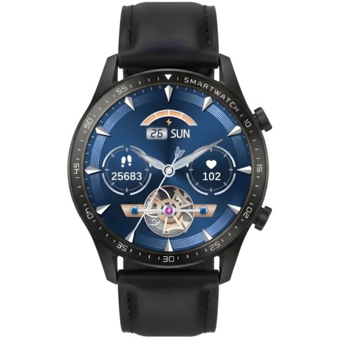 Smartwatch Gravity Czarny 2 Paski GT10-5 Gravity