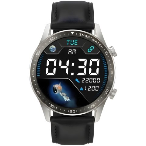 Smartwatch Gravity Srebrny 2 Paski GT10-7 Gravity