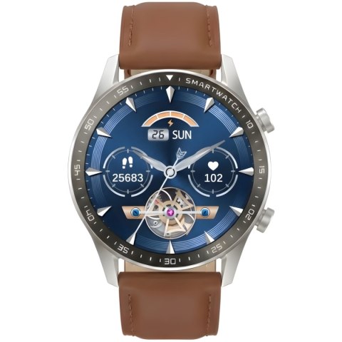 Smartwatch Gravity Srebrny 2 Paski GT10-8 Gravity