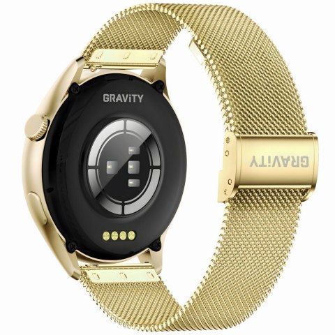 Smartwatch Gravity Złoty Pasek + Bransoleta GT11-3 Gravity