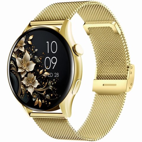Smartwatch Gravity Złoty Pasek + Bransoleta GT11-3 Gravity