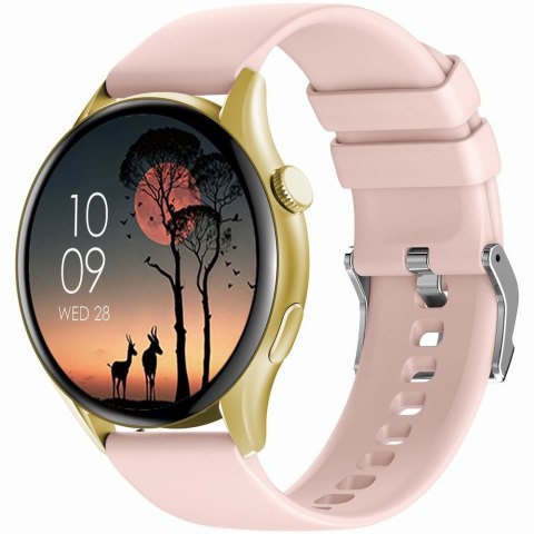 Smartwatch Gravity Złoty Pasek + Bransoleta GT11-3 Gravity