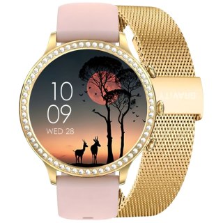 Smartwatch Gravity Złoty Pasek i Bransoleta GT5-3 Gravity