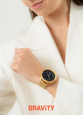 Smartwatch Gravity Złoty Pasek i Bransoleta GT5-3 Gravity