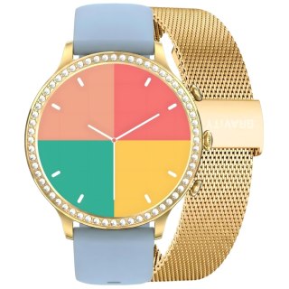 Smartwatch Gravity Złoty Pasek i Bransoleta GT5-4 Gravity