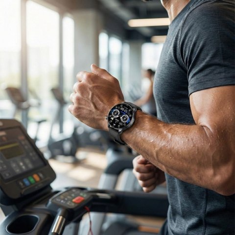 Smartwatch Gravity Czarny 2 Paski GT35-1 Gravity