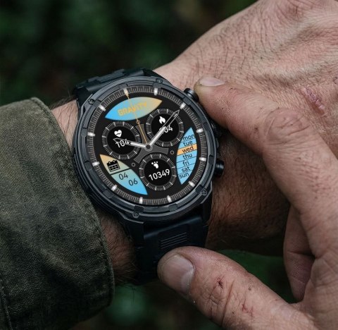 Smartwatch Gravity Czarny Pasek + Bransoleta GT41-1 Gravity