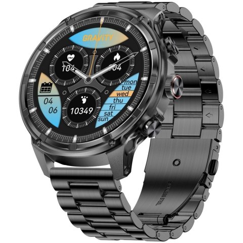 Smartwatch Gravity Czarny Pasek + Bransoleta GT41-1 Gravity