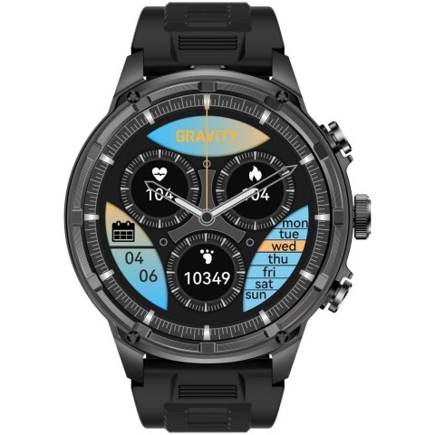 Smartwatch Gravity Czarny Pasek + Bransoleta GT41-1 Gravity