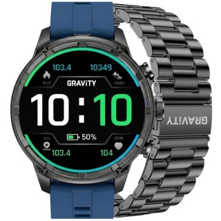 Smartwatch Gravity Czarny Pasek + Bransoleta GT41-2 Gravity