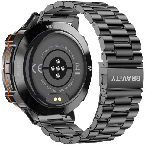 Smartwatch Gravity Czarny Pasek + Bransoleta GT42-2 Gravity