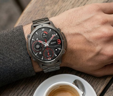 Smartwatch Gravity Czarny Pasek + Bransoleta GT42-2 Gravity