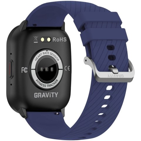 Smartwatch Gravity Czarny Pasek + Bransoleta GT43-5 Gravity