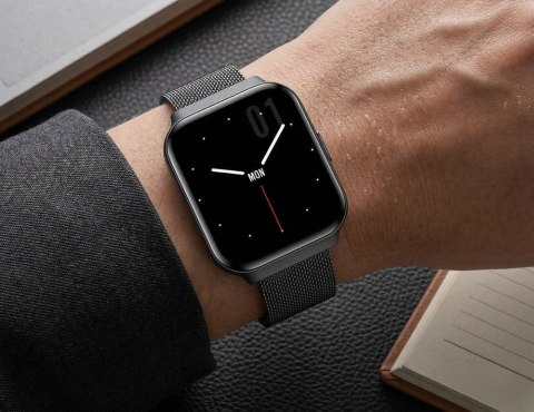 Smartwatch Gravity Czarny Pasek + Bransoleta GT44-5 Gravity