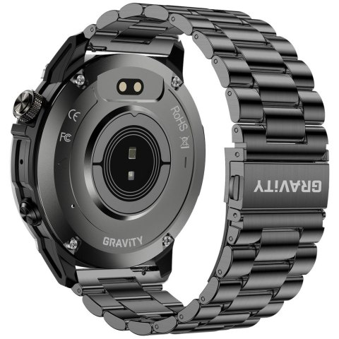 Smartwatch Gravity Czarny Pasek + Bransoleta GT46-1 Gravity