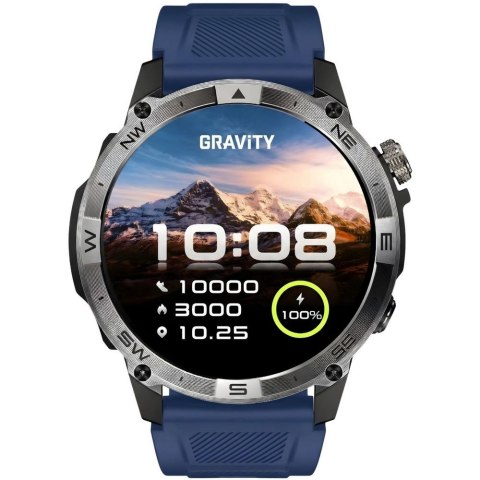 Smartwatch Gravity Czarny Pasek + Bransoleta GT46-2 Gravity