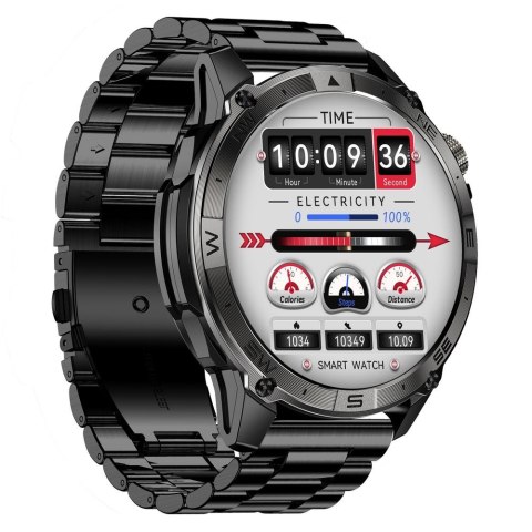 Smartwatch Gravity Czarny Pasek + Bransoleta GT46-2 Gravity