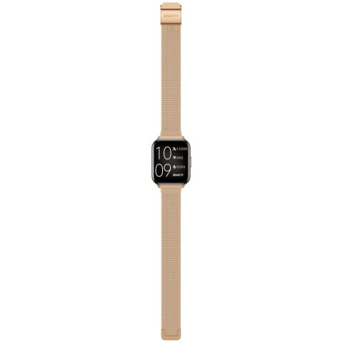 Smartwatch Gravity Różowe Złoto Pasek + Bransoleta GT44-1 Gravity