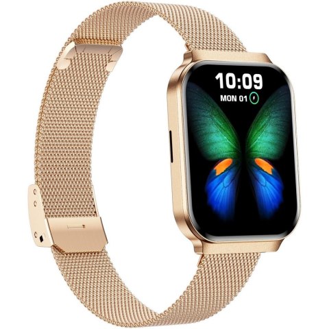 Smartwatch Gravity Różowe Złoto Pasek + Bransoleta GT44-2 Gravity