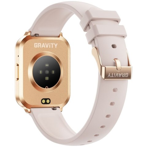 Smartwatch Gravity Różowe Złoto Pasek + Bransoleta GT44-2 Gravity