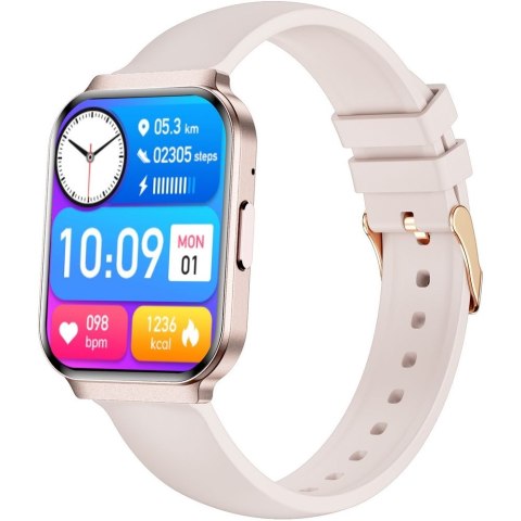 Smartwatch Gravity Różowy 2 Paski GT44-3 Gravity