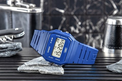 Zegarek CASIO Unisex F-91WB-2A1EF + BOX CASIO