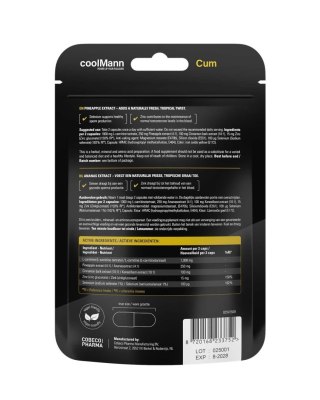 CoolMann CUM - 60 capsules Cobeco Pharma Wholesale BV