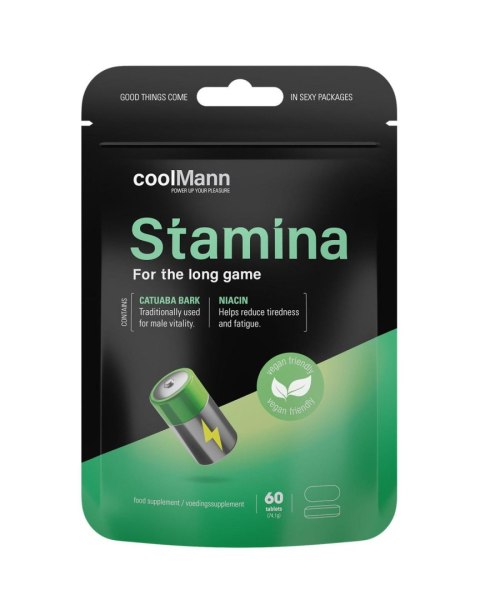 CoolMann STAMINA - 60 tablets Cobeco Pharma Wholesale BV