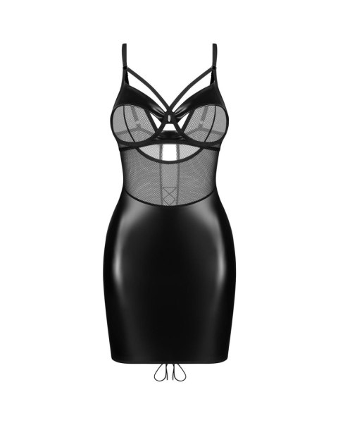 Koszulka i stringi Obsessive Dominna imitacja skóry L XL Obsessive
