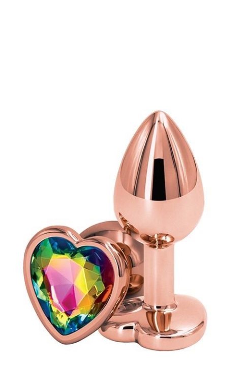 REAR ASSETS ROSE GOLD HEART S RAINBOW NS Novelties