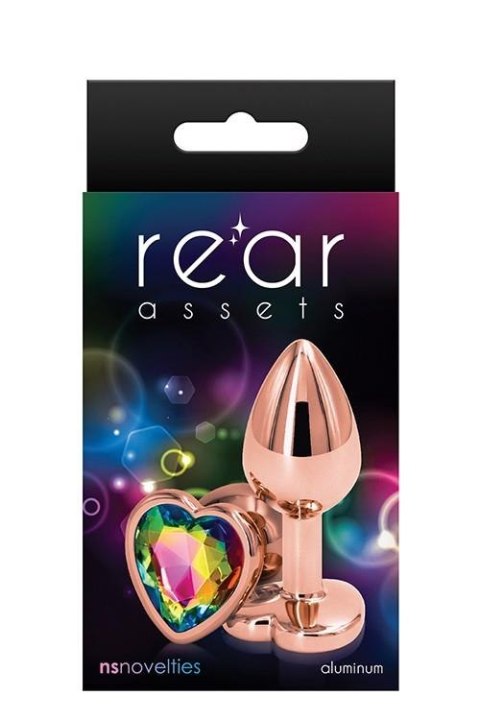 REAR ASSETS ROSE GOLD HEART S RAINBOW NS Novelties