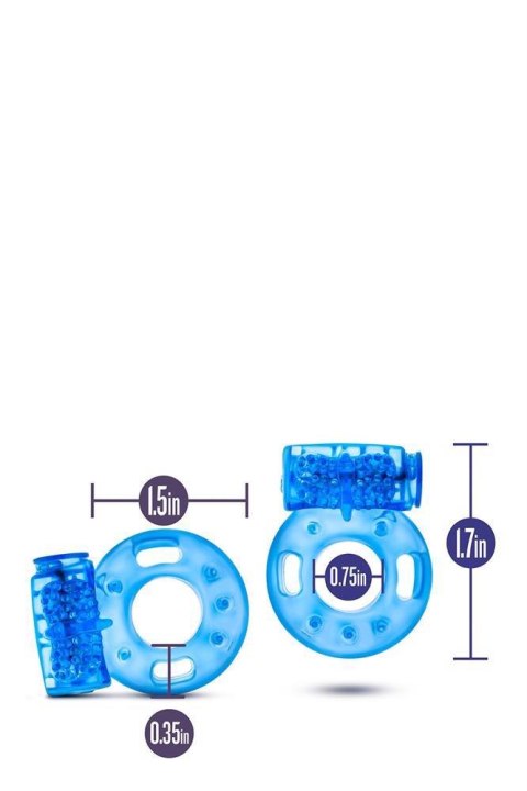 STAY HARD VIBRATING COCK RINGS 2PACK TONGA