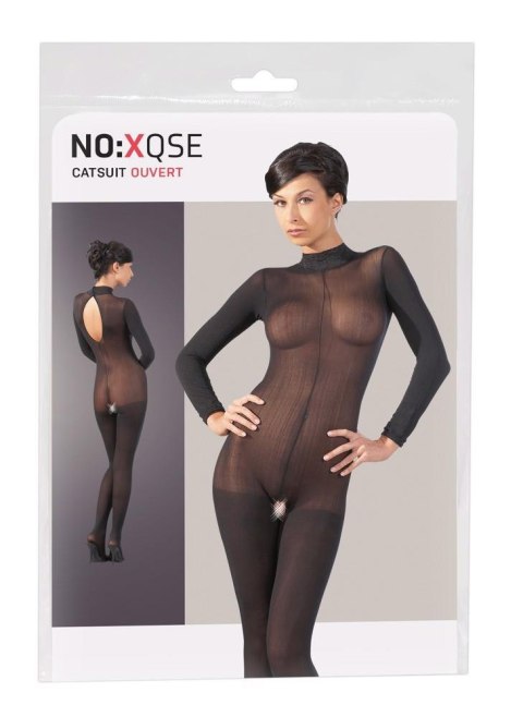 Bodystocking z koronkowym kołnierzem NO:XQSE M/L NO:XQSE