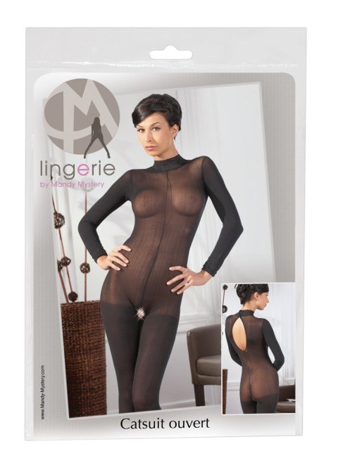 Bodystocking z koronkowym kołnierzem NO:XQSE M/L NO:XQSE