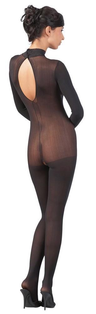 Bodystocking z koronkowym kołnierzem NO:XQSE M/L NO:XQSE