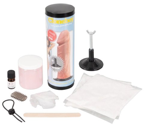 Zestaw do odlewu penisa Cloneboy ssący różowy 20 cm Cloneboy