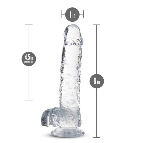 Dildo krystaliczny Naturally Yours Diamond 15 cm Blush