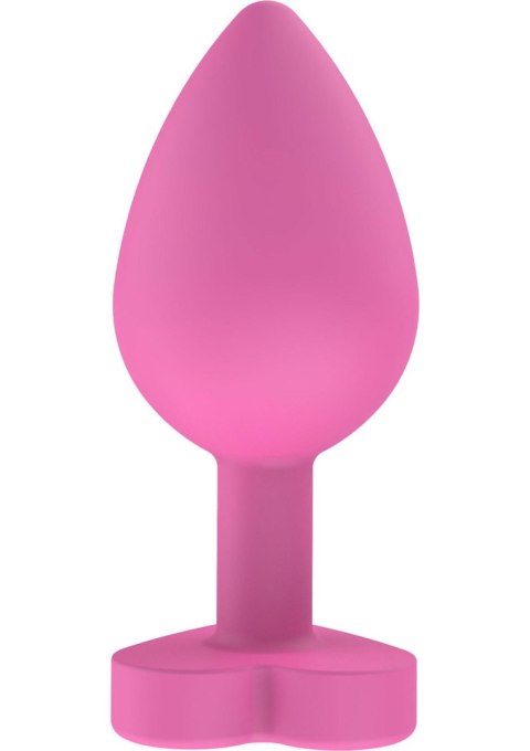 Korek analny silikonowy Lets Fuck ToyJoy różowy 8.5 cm TOYJOY