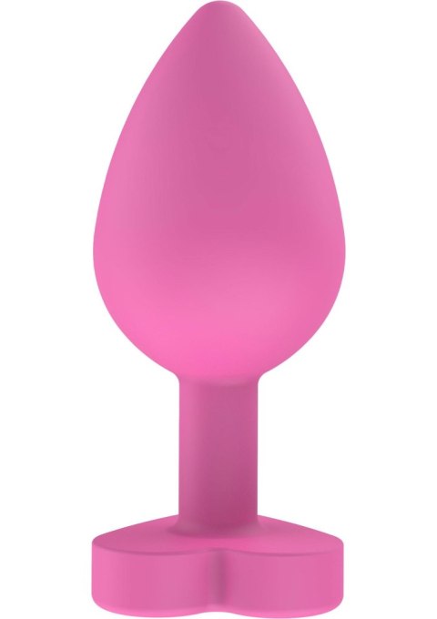 Korek analny silikonowy Lets Fuck ToyJoy różowy 8.5 cm TOYJOY